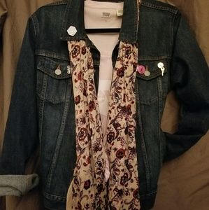 Levi's Floral Paisley Scarf